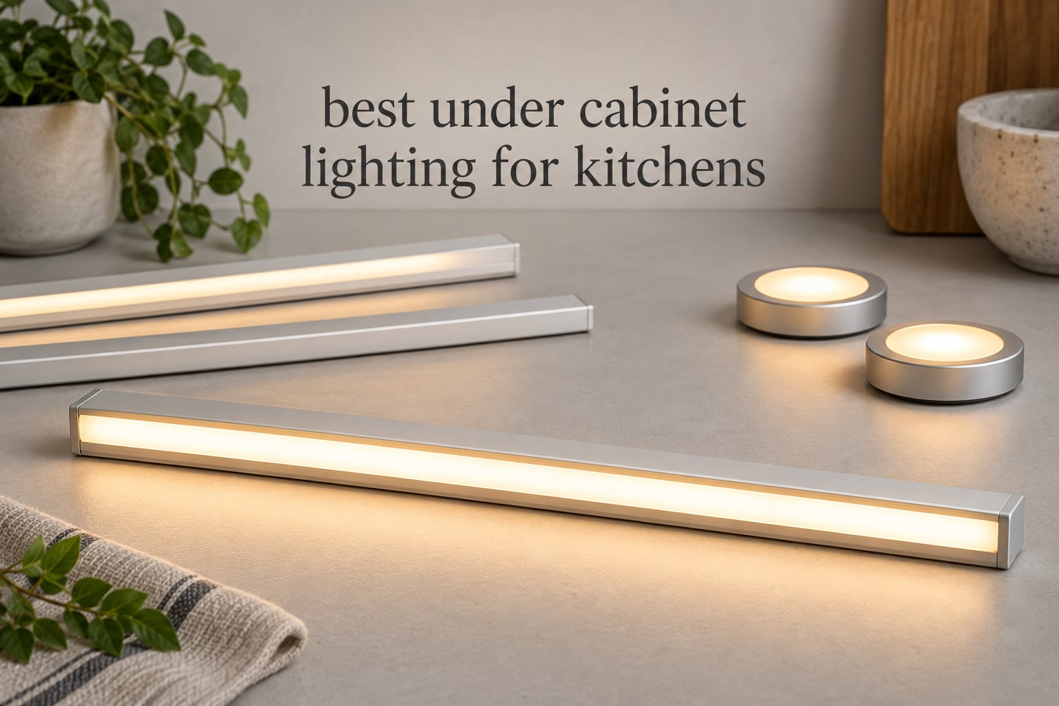 best under cabinet lighting for kitchens
