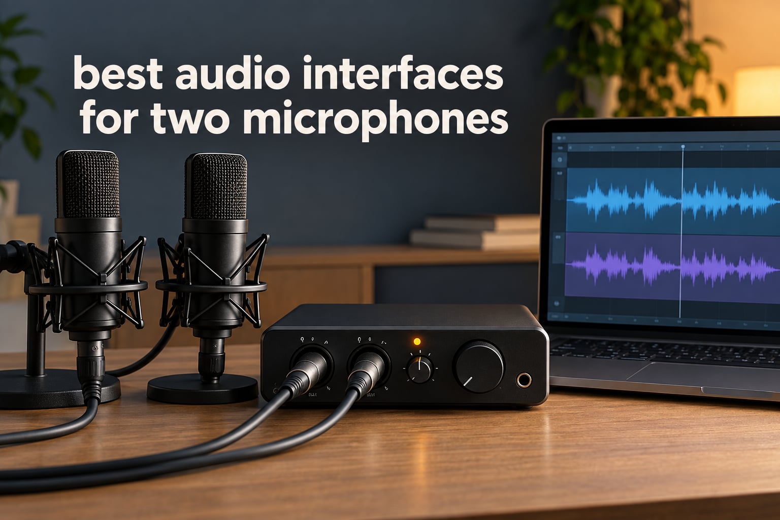 best audio interfaces for two microphones