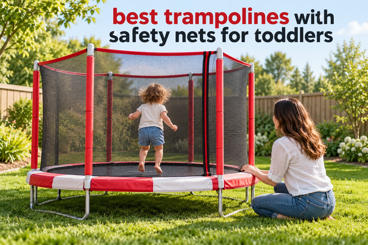 best trampolines with safety nets for toddlers
