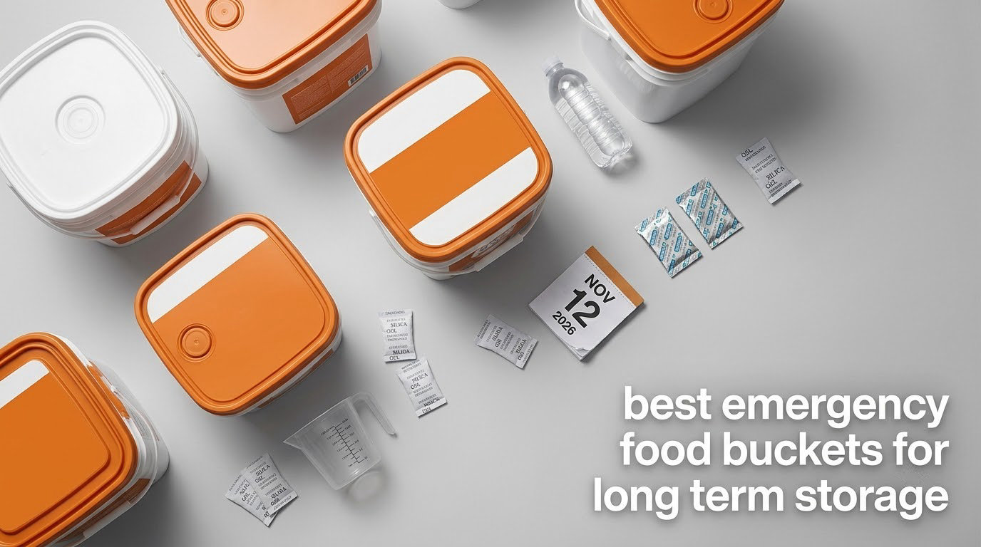best emergency food buckets for long term storage