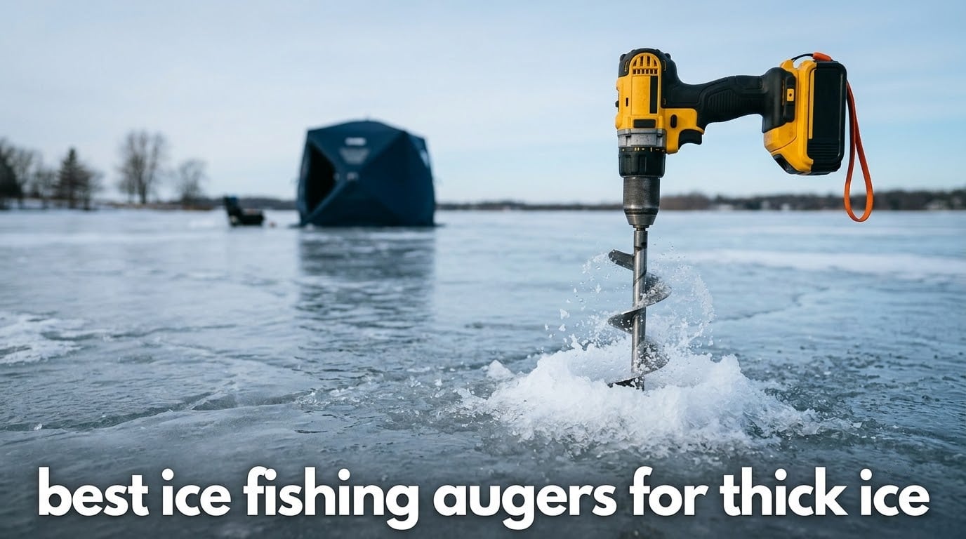 best ice fishing augers for thick ice