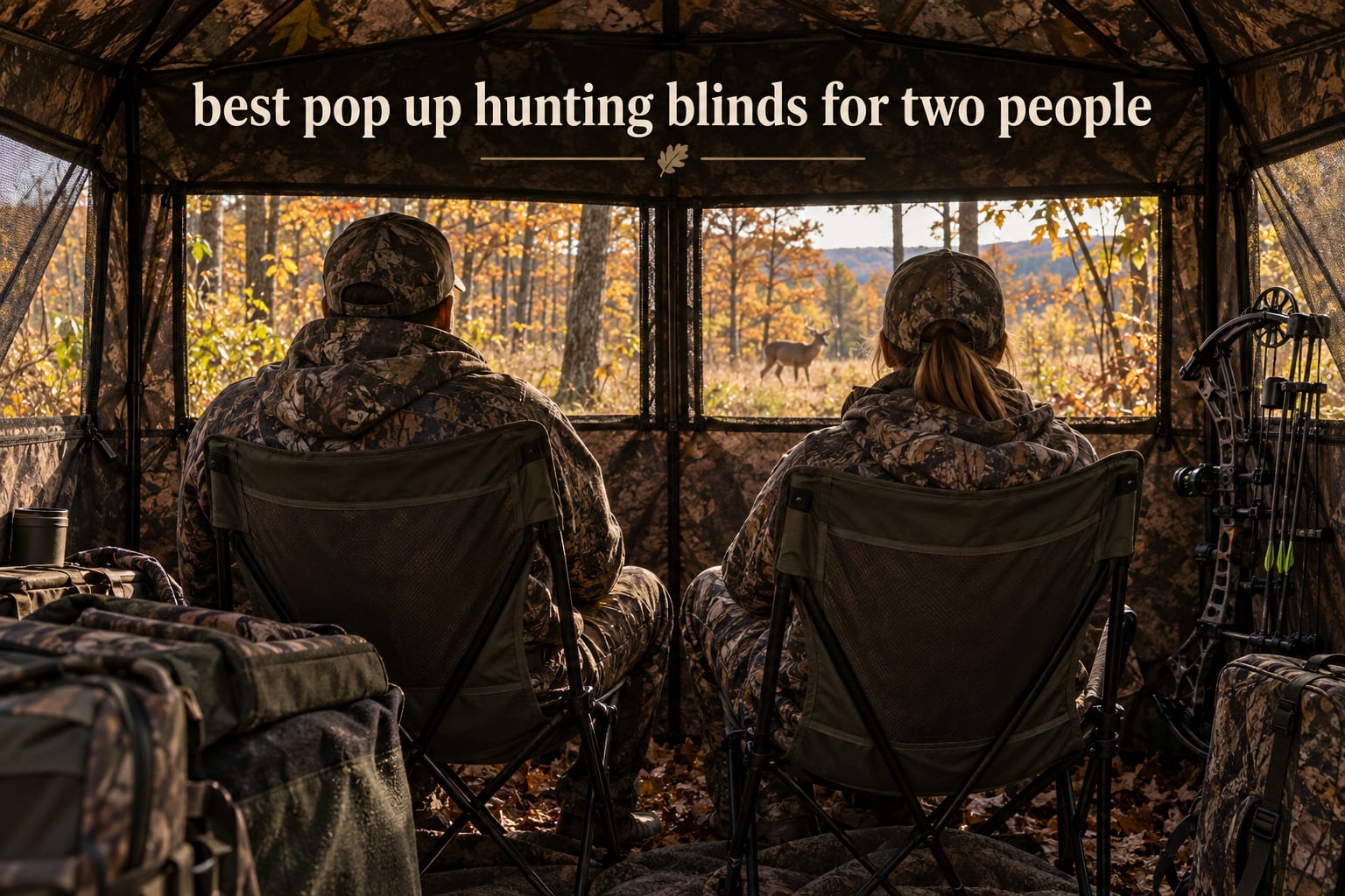best pop up hunting blinds for two people