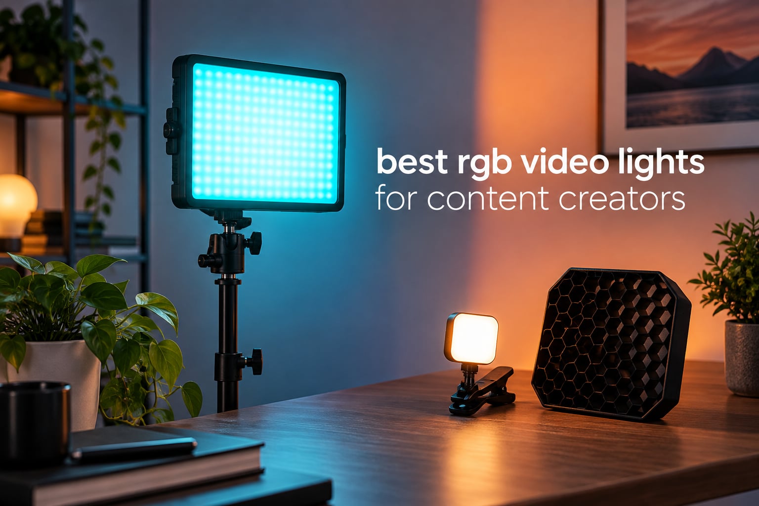 best rgb video lights for content creators