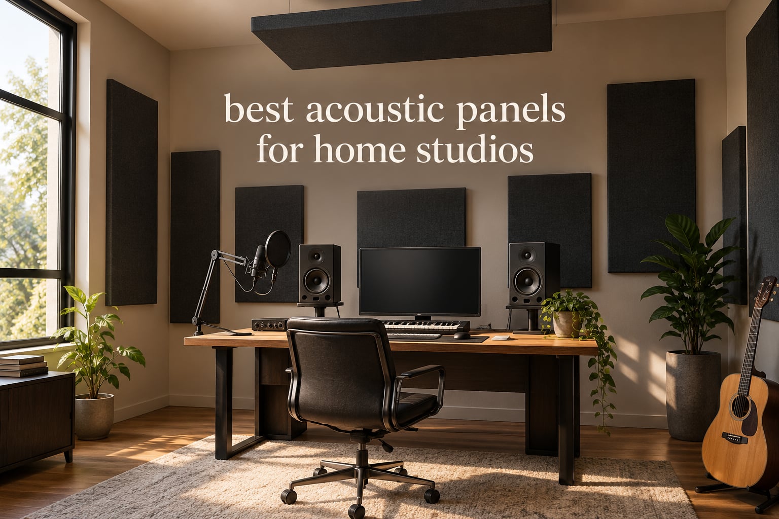best acoustic panels for home studios