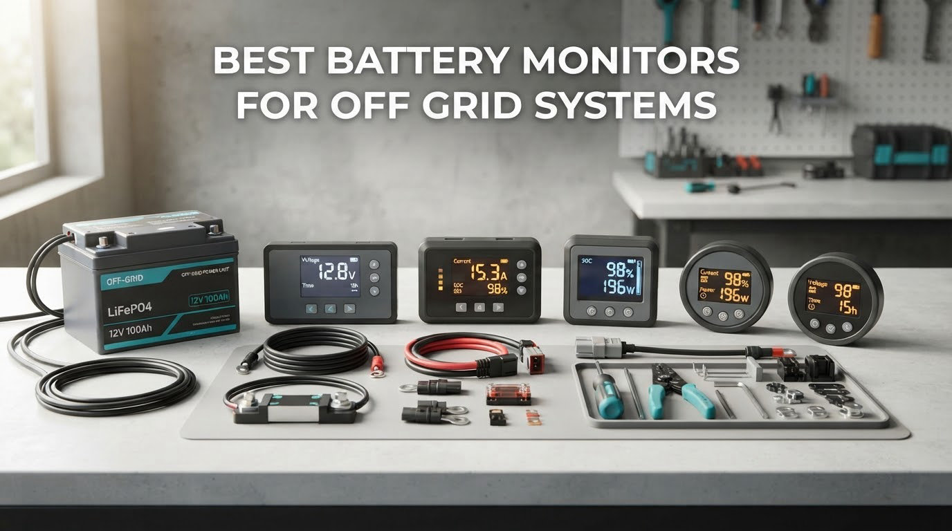 best battery monitors for off grid systems