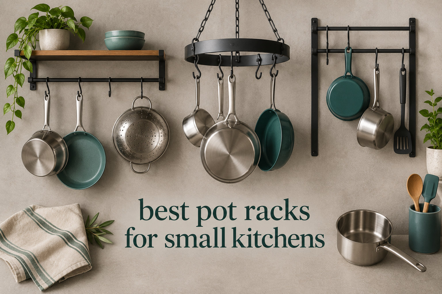 best pot racks for small kitchens