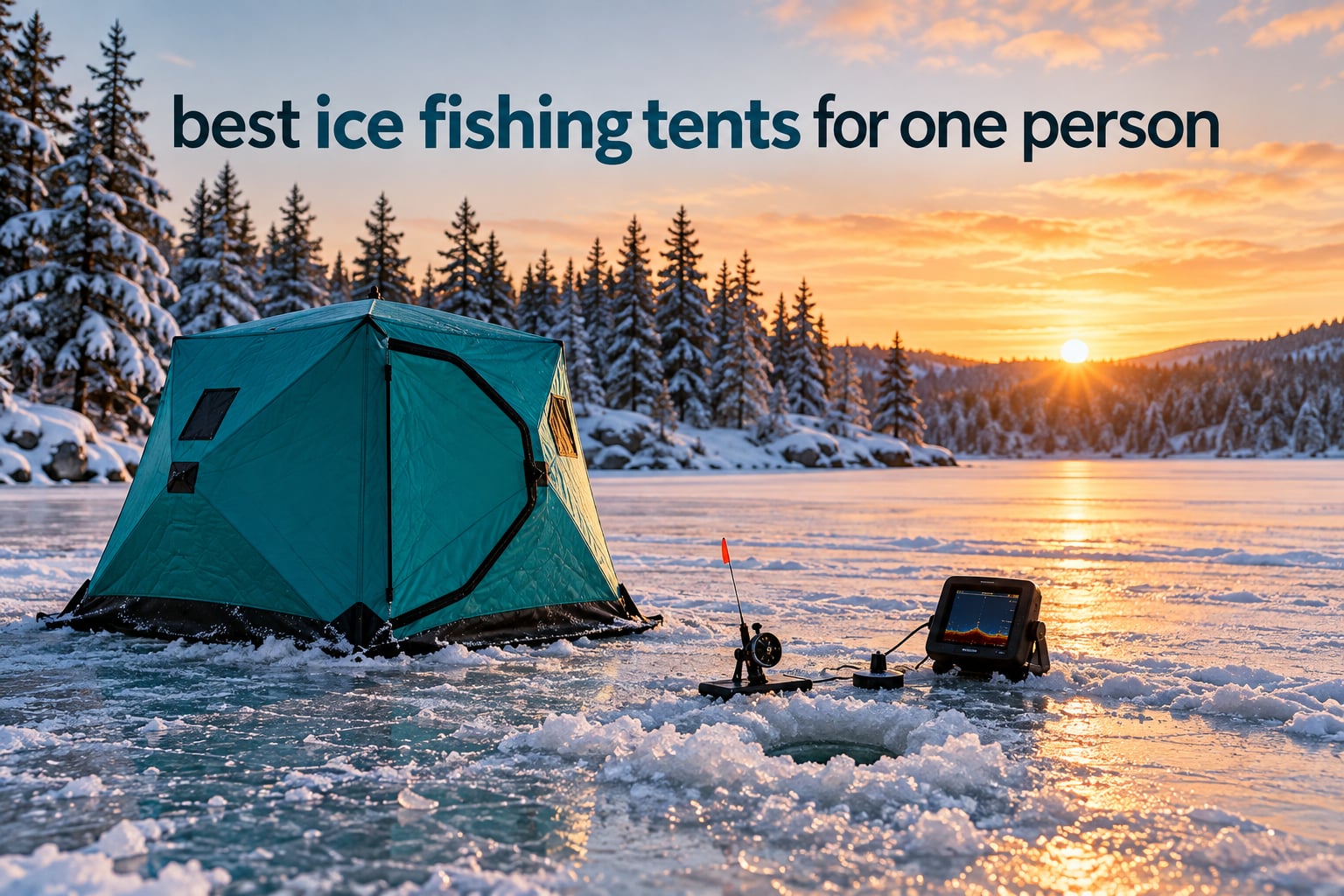 best ice fishing tents for one person