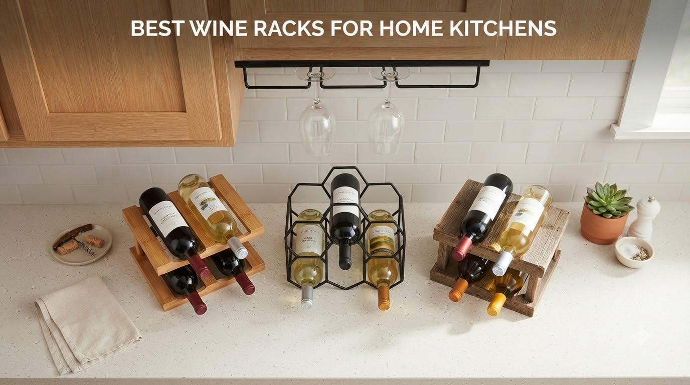 best wine racks for home kitchens