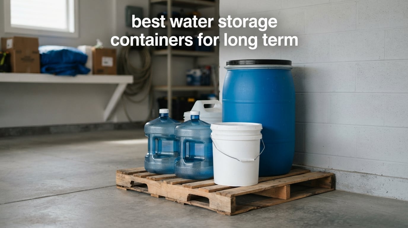 best water storage containers for long term