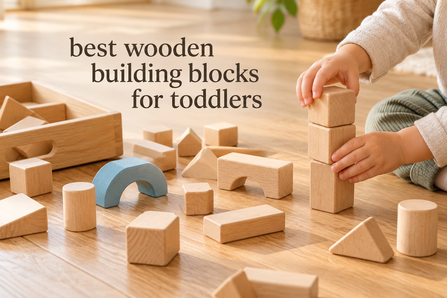 best wooden building blocks for toddlers