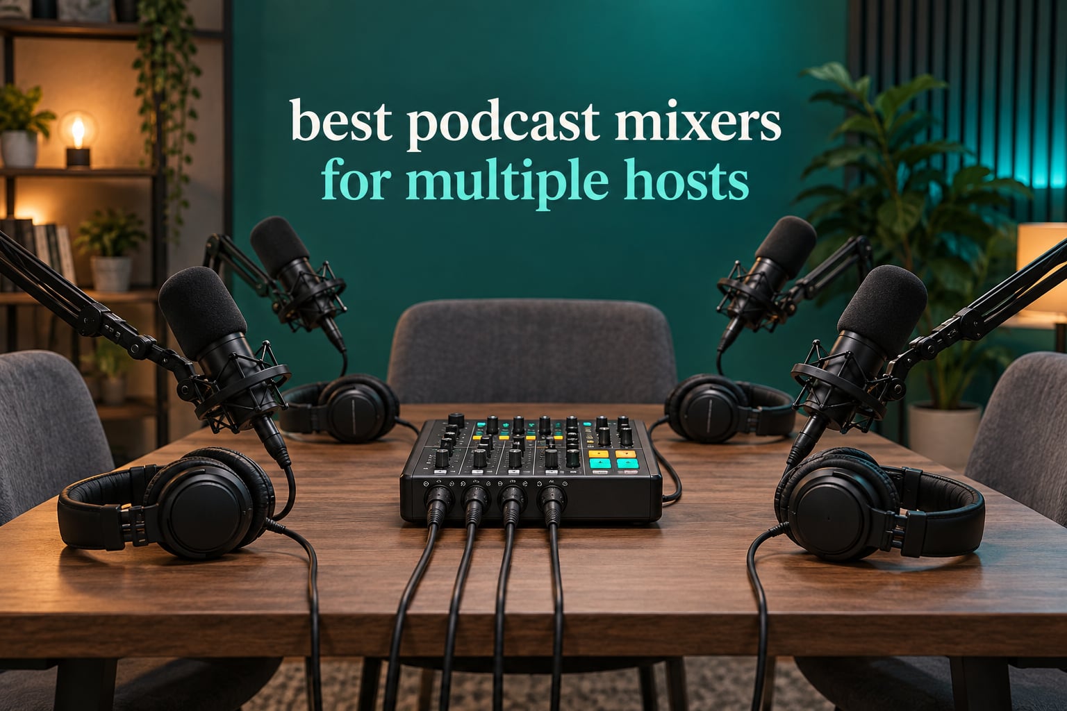 best podcast mixers for multiple hosts