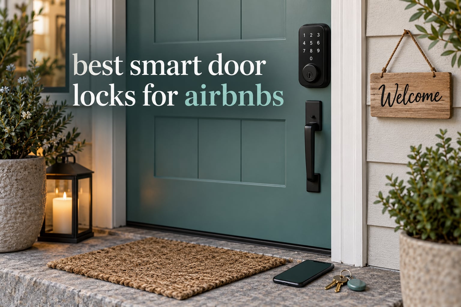 best smart door locks for airbnbs