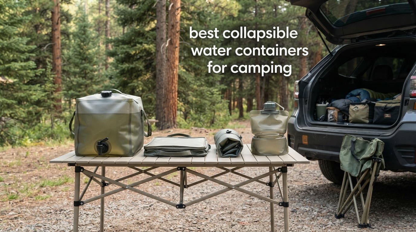 best collapsible water containers for camping