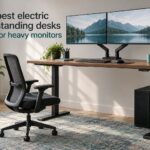 best electric standing desks for heavy monitors